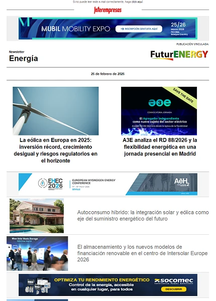 Newsletter Energía
