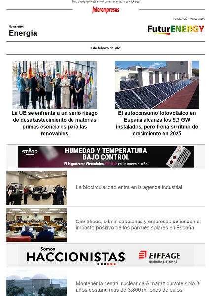 Newsletter Energía