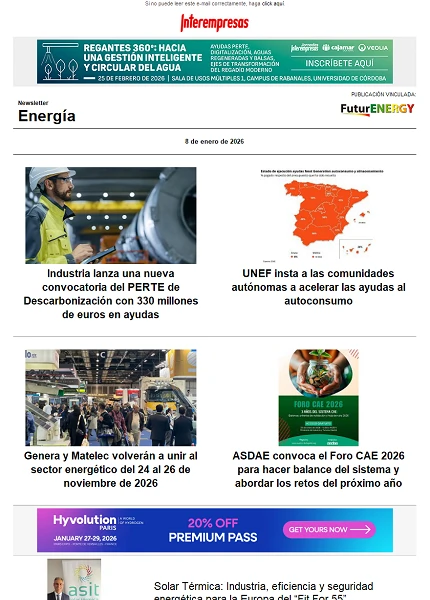 Newsletter Energía
