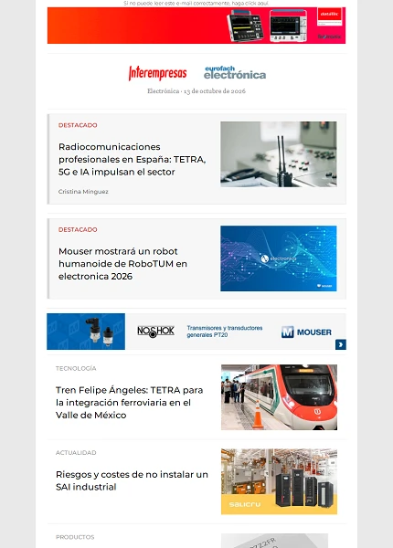 Newsletter Electrónica Newsletter Electrónica