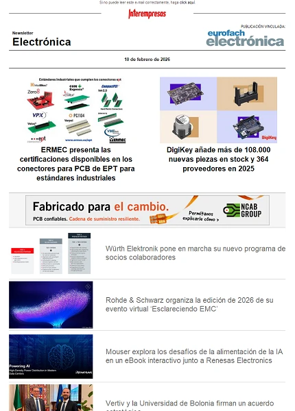 Newsletter Electrónica