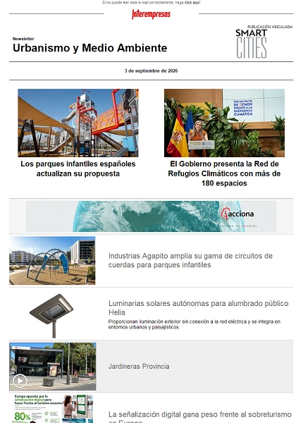 Newsletter Urbanismo y Medio ambiente Newsletter Urbanismo y Medio ambiente