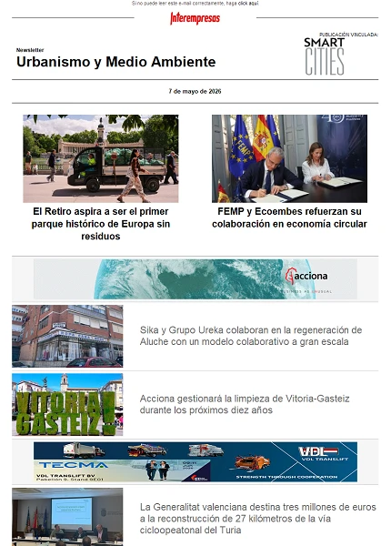 Newsletter Urbanismo y Medio ambiente