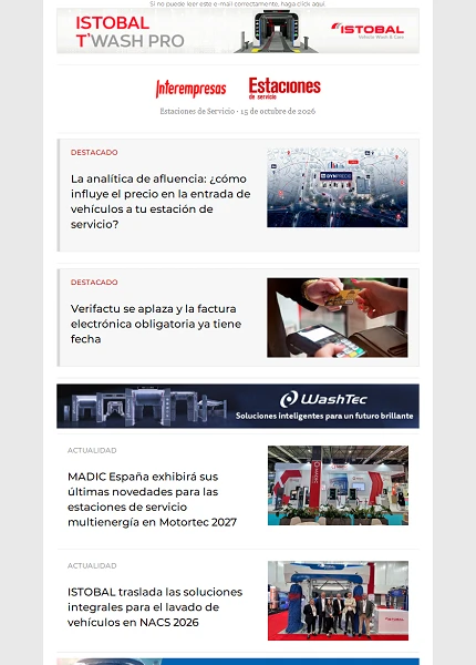 Newsletter Estaciones de Servicio Newsletter Estaciones de Servicio
