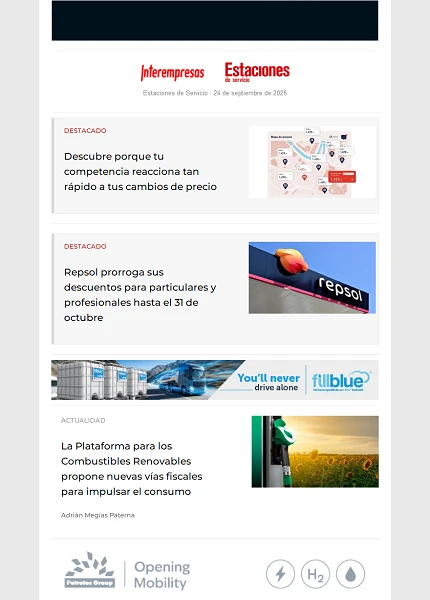 Newsletter Estaciones de Servicio Newsletter Estaciones de Servicio