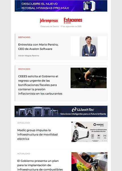 Newsletter Estaciones de Servicio Newsletter Estaciones de Servicio