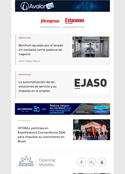Newsletter Estaciones de Servicio