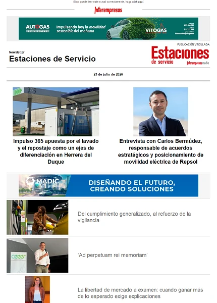 Newsletter Estaciones de Servicio