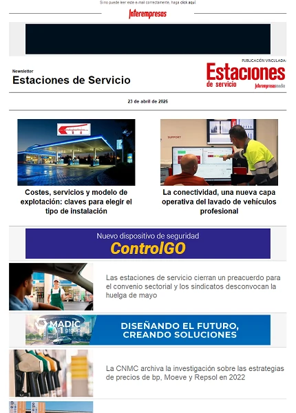 Newsletter Estaciones de Servicio
