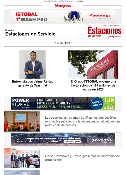 Newsletter Estaciones de Servicio