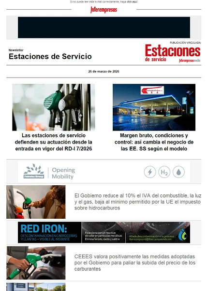 Newsletter Estaciones de Servicio