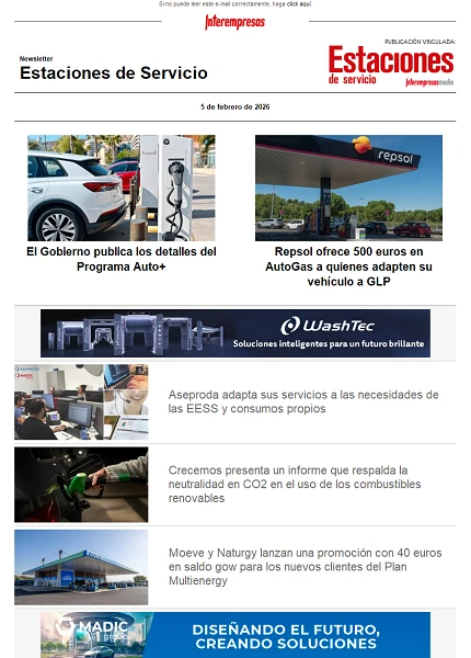 Newsletter Estaciones de Servicio