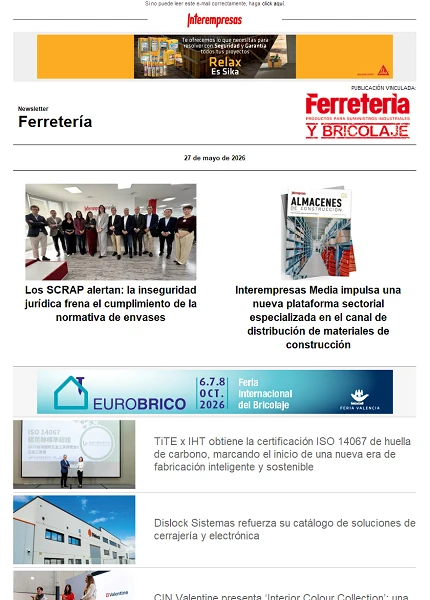 Newsletter Ferretería Newsletter Ferretería