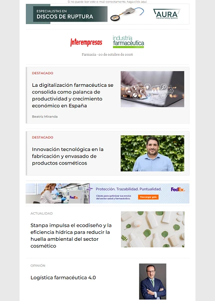 Newsletter Farmacia