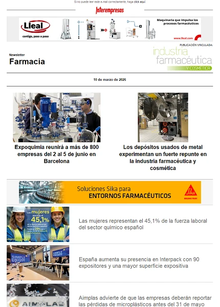 Newsletter Farmacia
