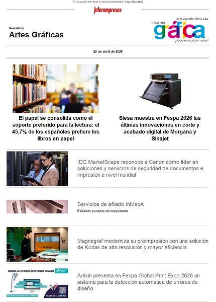 Newsletter Artes Gráficas