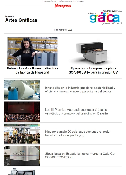 Newsletter Artes Gráficas