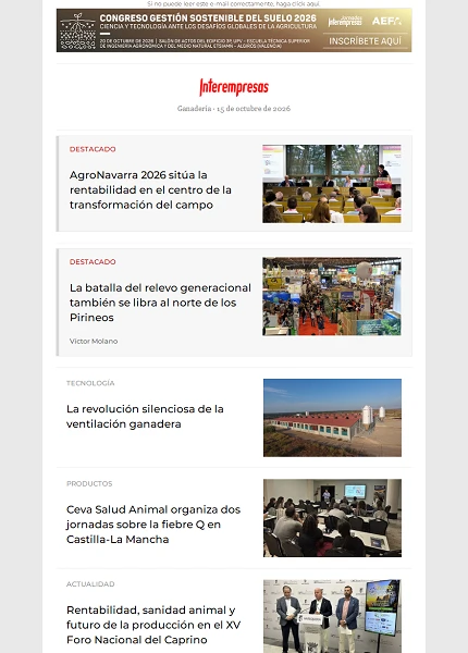 Newsletter Ganadería Newsletter Ganadería
