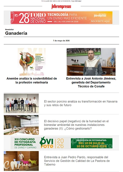 Newsletter Ganadería