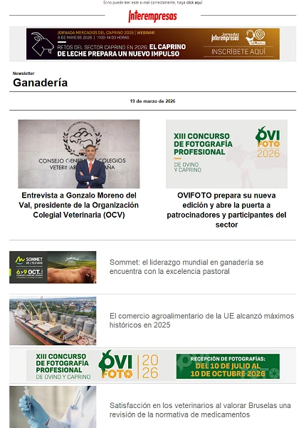 Newsletter Ganadería