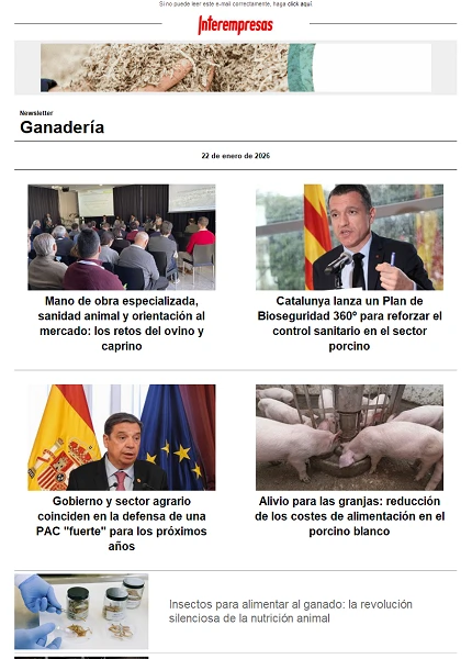 Newsletter Ganadería