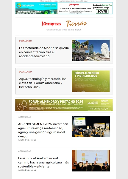 Newsletter Grandes Cultivos Newsletter Grandes Cultivos