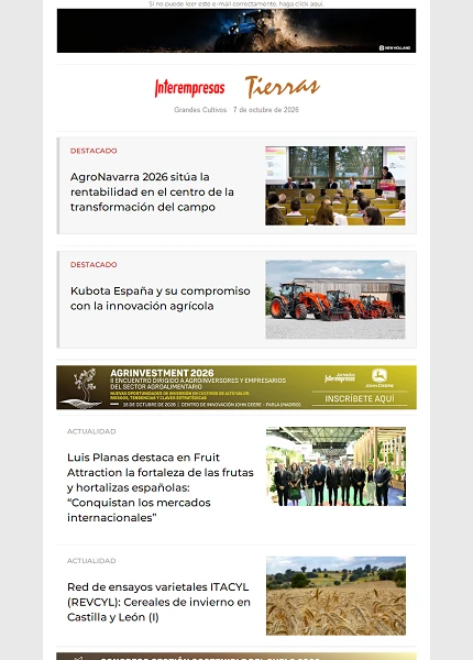Newsletter Grandes Cultivos Newsletter Grandes Cultivos