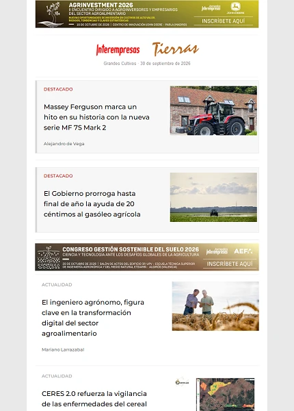 Newsletter Grandes Cultivos
