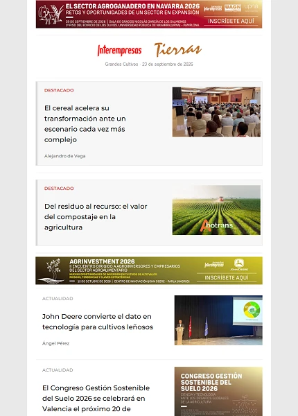 Newsletter Grandes Cultivos Newsletter Grandes Cultivos