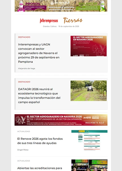 Newsletter Grandes Cultivos