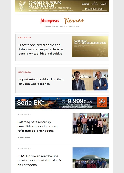Newsletter Grandes Cultivos
