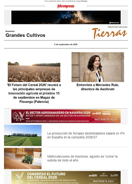 Newsletter Grandes Cultivos Newsletter Grandes Cultivos