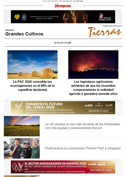 Newsletter Grandes Cultivos Newsletter Grandes Cultivos