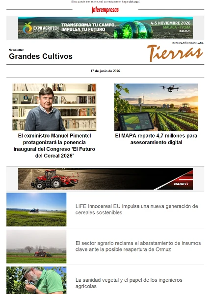 Newsletter Grandes Cultivos Newsletter Grandes Cultivos