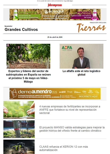 Newsletter Grandes Cultivos