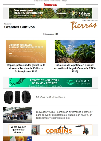 Newsletter Grandes Cultivos