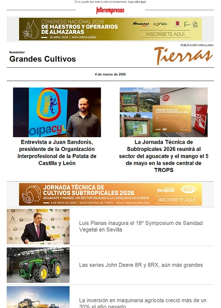 Newsletter Grandes Cultivos
