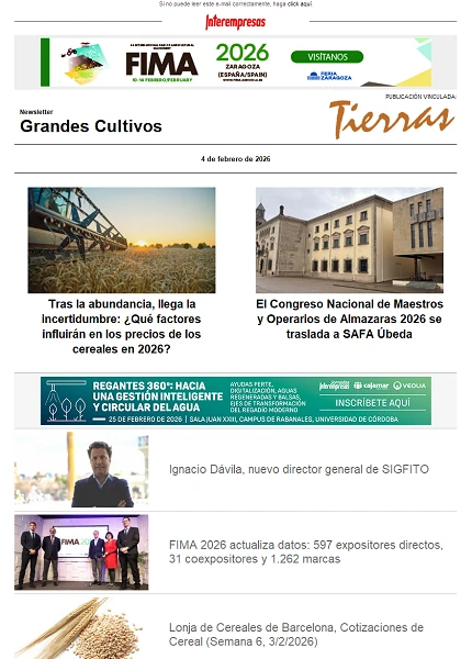 Newsletter Grandes Cultivos