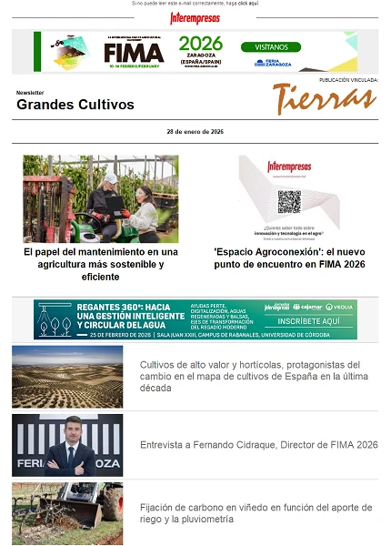 Newsletter Grandes Cultivos