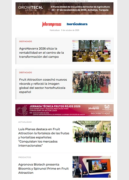 Newsletter Horticultura Newsletter Horticultura