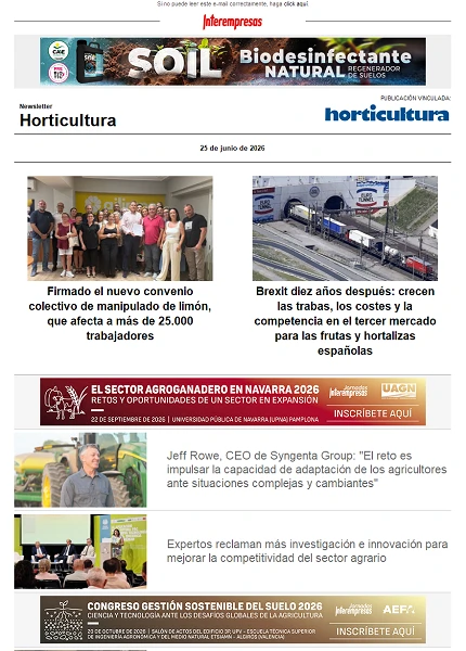 Newsletter Horticultura