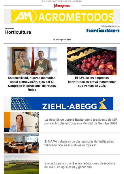 Newsletter Horticultura