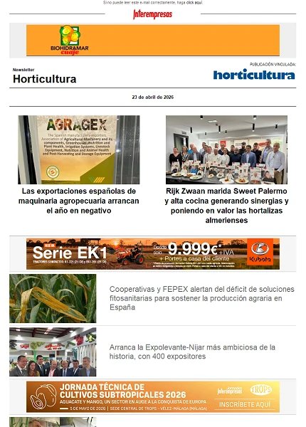 Newsletter Horticultura