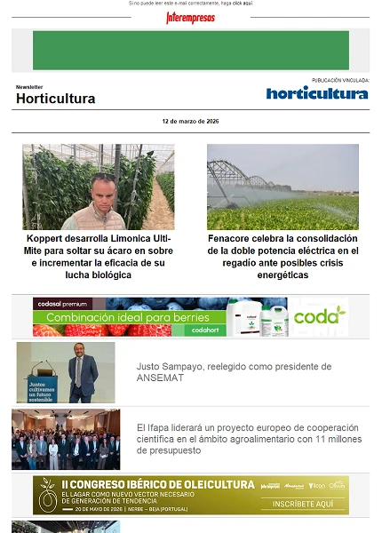 Newsletter Horticultura