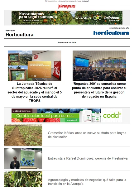 Newsletter Horticultura