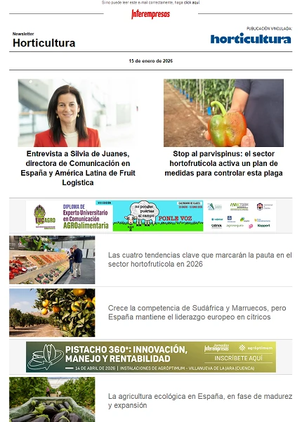 Newsletter Horticultura