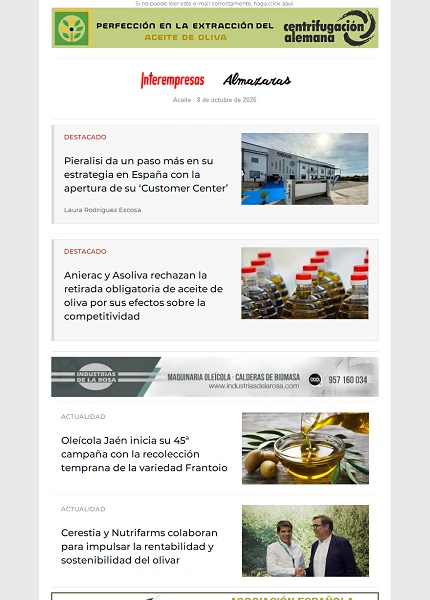 Newsletter Aceite