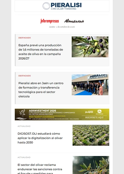 Newsletter Aceite