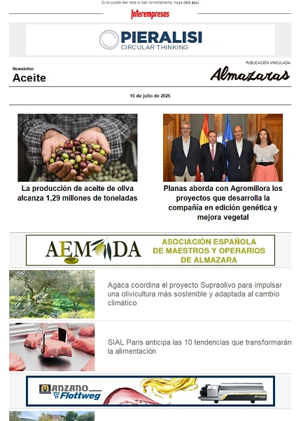 Newsletter Aceite