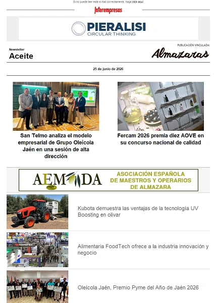 Newsletter Aceite